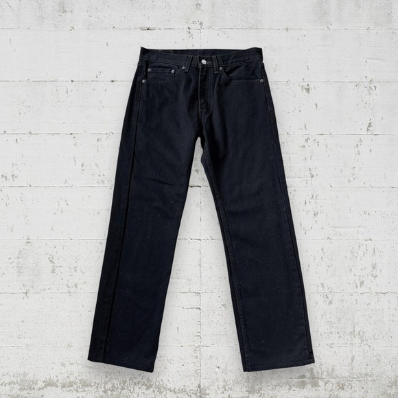 Levi's Other - Levis Jeans Mens 31x30 (Fits 31x27) Black 505 Straight Leg Classic